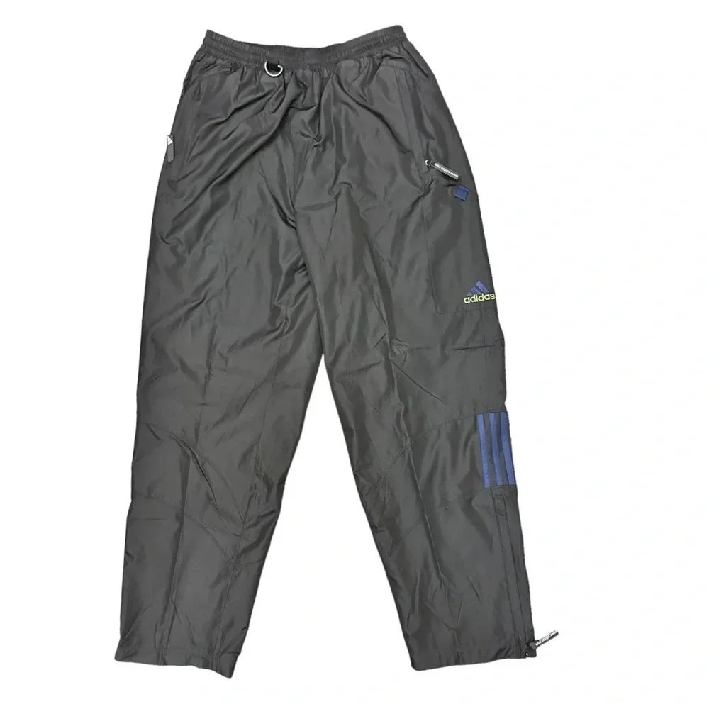 Adidas Vintage 90s Men's Black Track Pants Size L Activewear Athletic